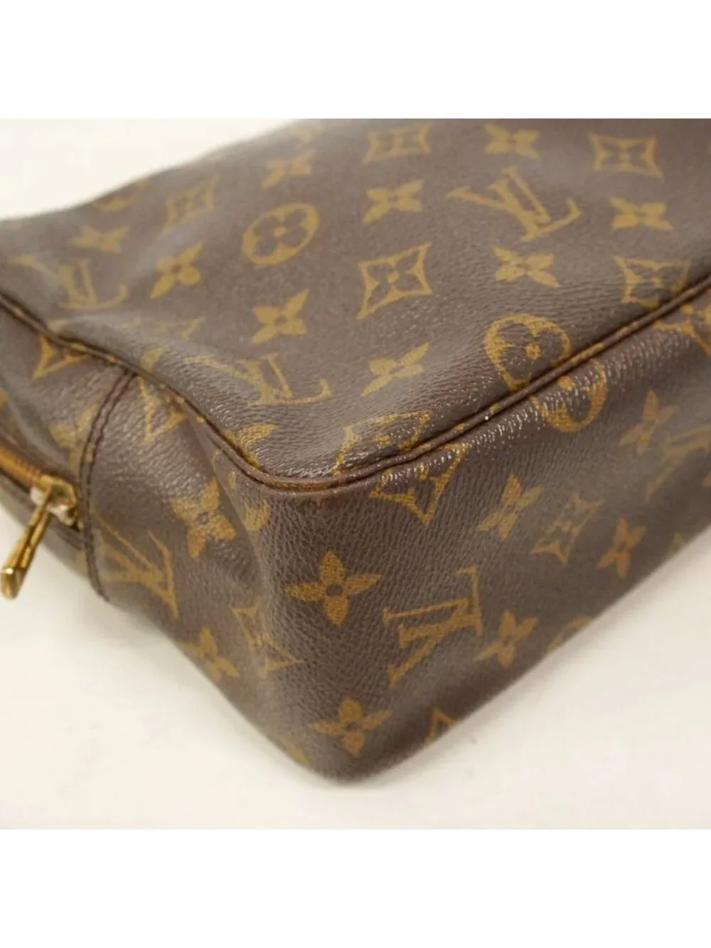 Louis Vuitton Pouch Monogram Trousse Toilet 28 Brown